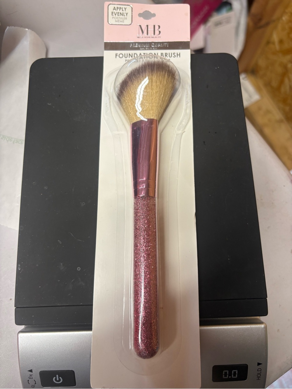 Must Have Pink Glitter Foundation Brush